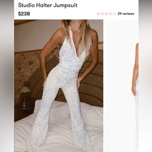 Show Me Your MuMu Studio Halter Jumpsuit